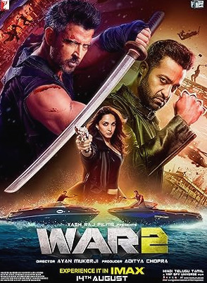 War 2 Movie Download Free Hindi  2025 HDPrint 1080p – 720p – 480p |  Card